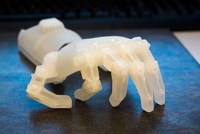 Exemple d'un travail d'impression 3D